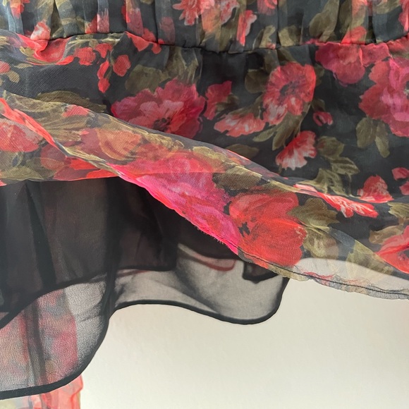 Zara organza night out blouse - Picture 3 of 5